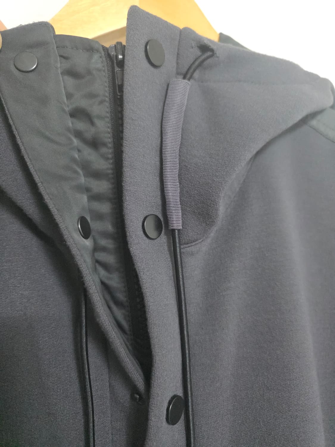 한섬 SYSTEM 시스템 옴므 오시고 후드 블랙 100 (2020) 상품이미지4