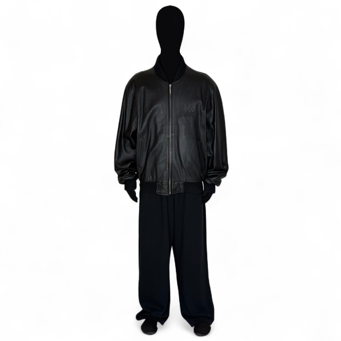 아디다스 adidas 천연가죽 제뉴인 레더 블루종 자켓 상품이미지1