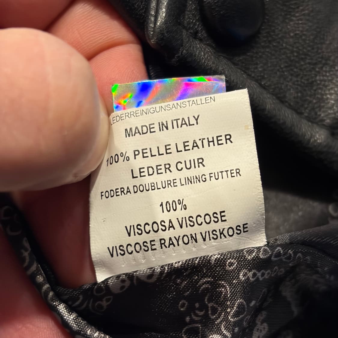 [L] 필립플레인 해골 램스킨 가죽 봄버 자켓 C659 상품이미지10