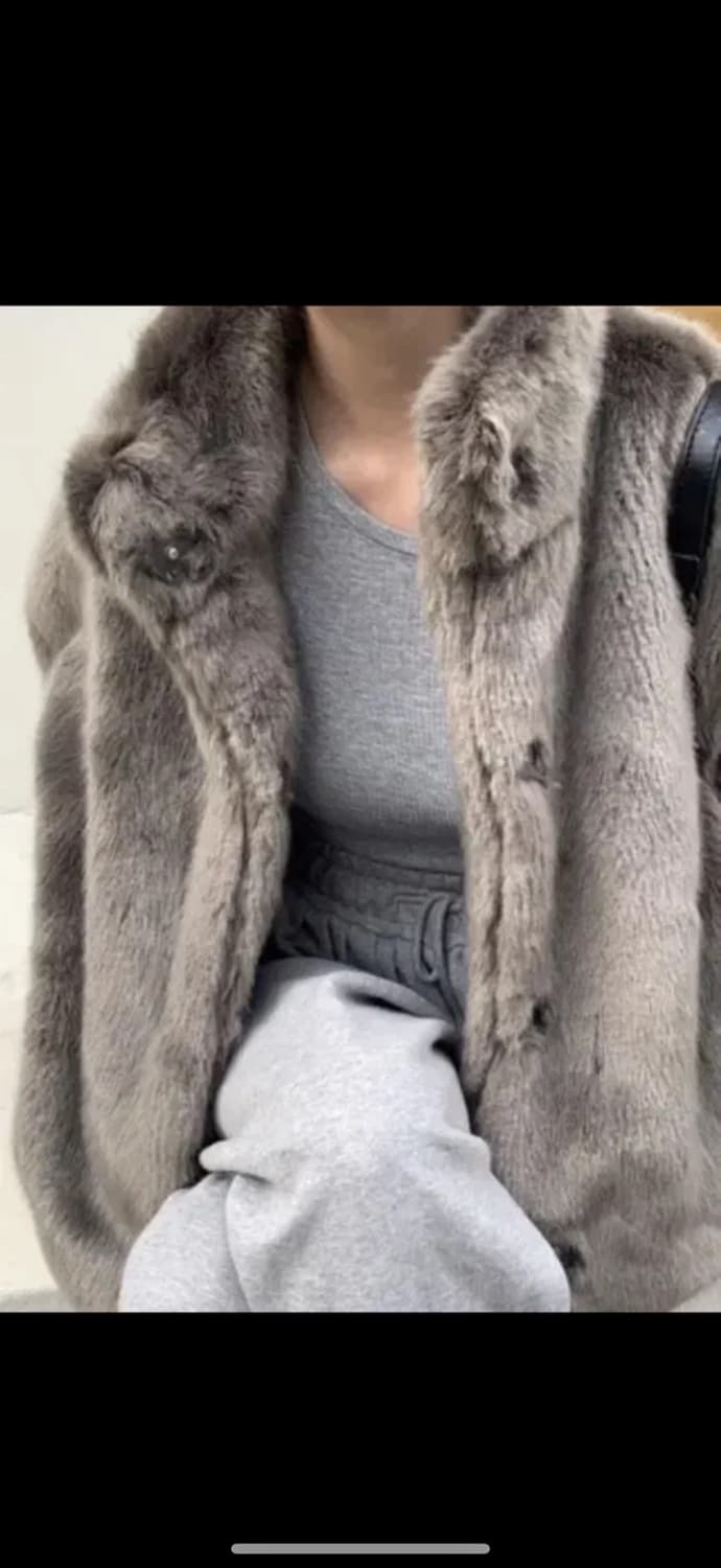 릿킴 퍼 자켓 정가 149000원 상품이미지2