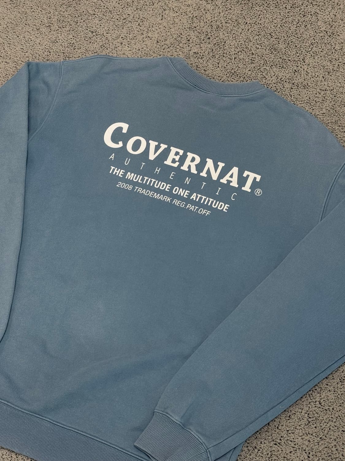 (S) 커버낫 백로고 맨투맨 상품이미지5