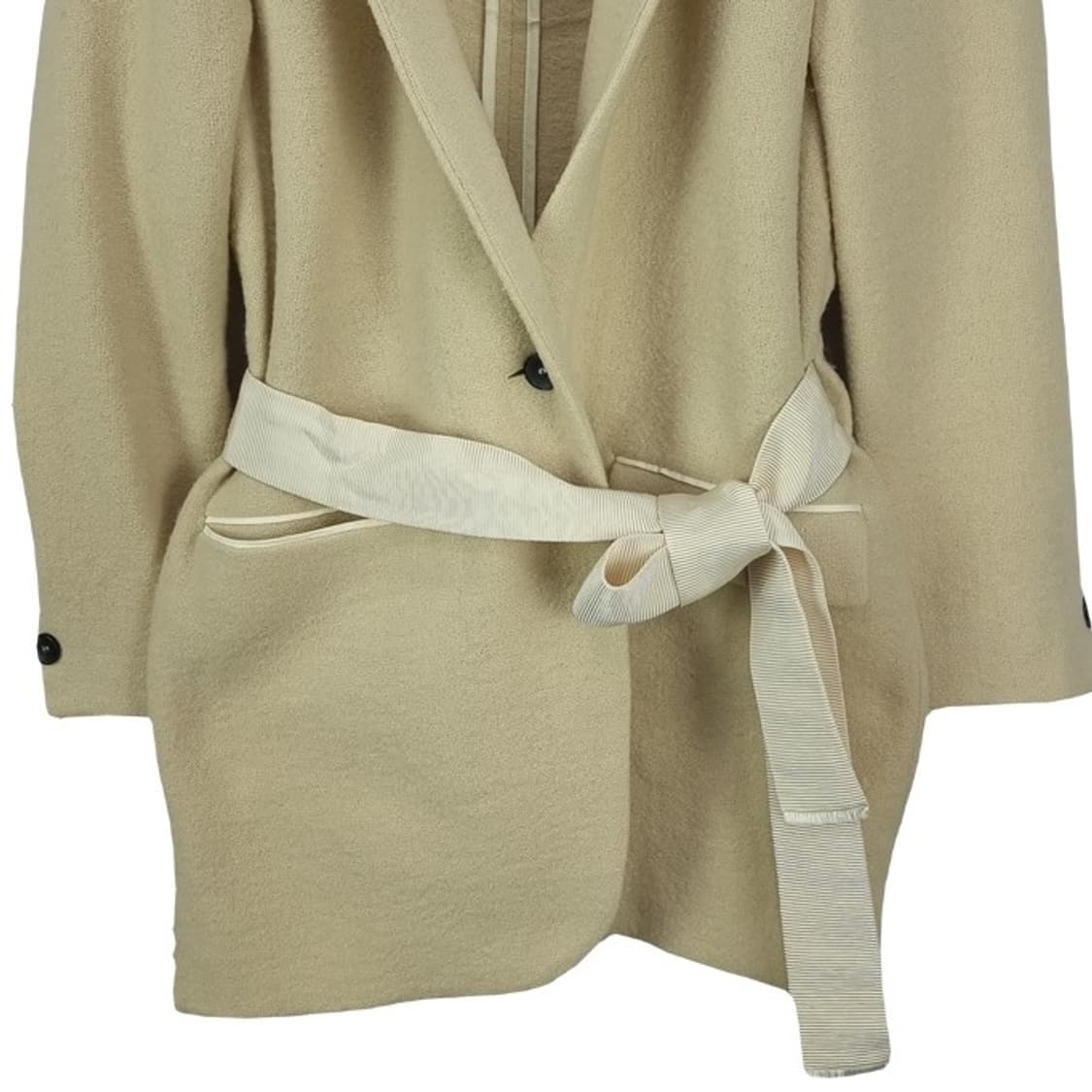 [이자벨마랑] 울 블랜디드 벨티드 모직 코트 자켓 P01489 상품이미지5