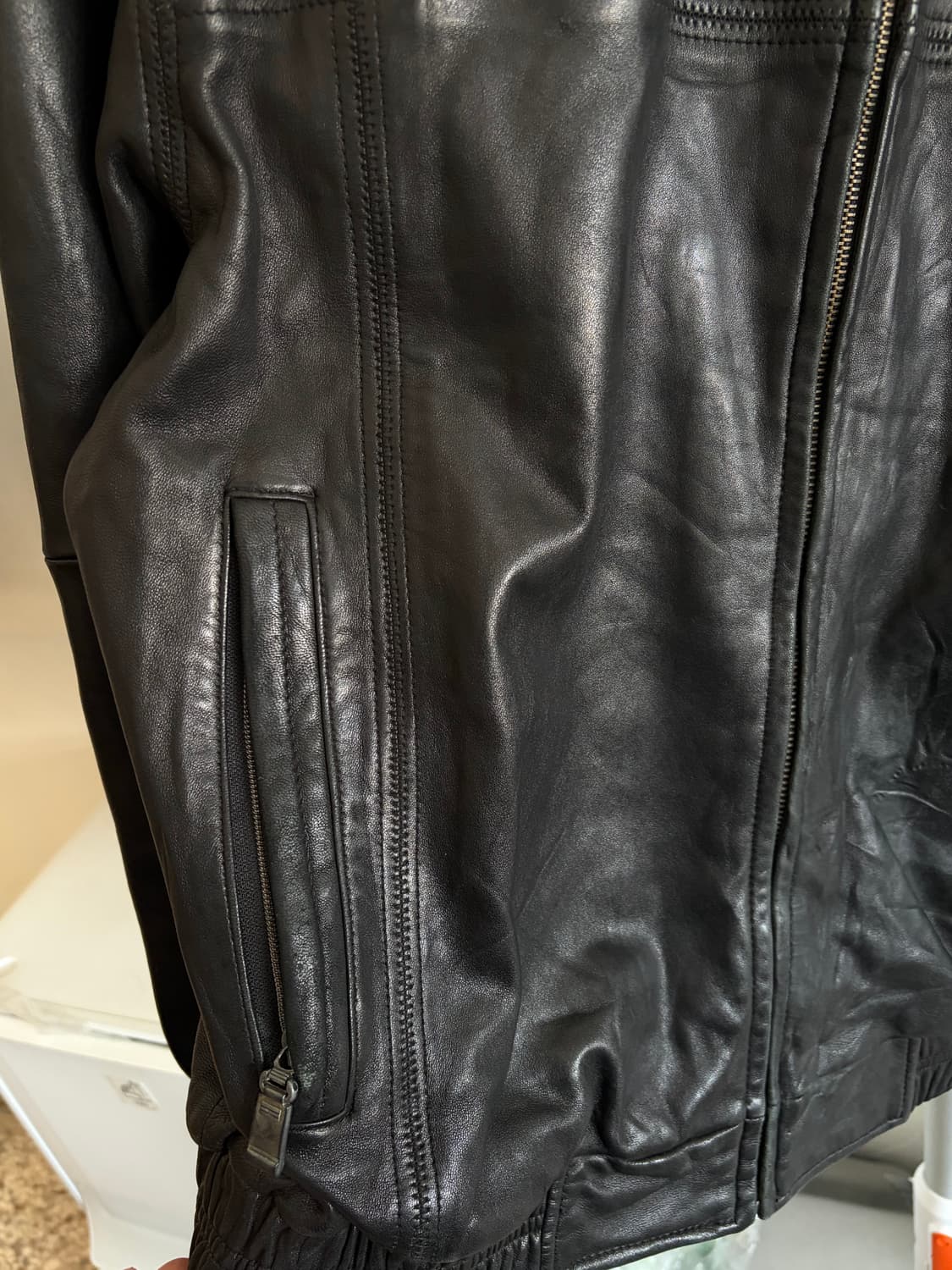 올드 유로 레더자켓 상품이미지5