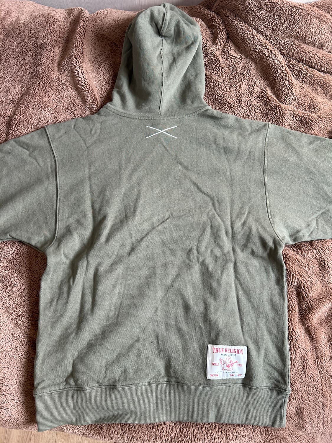 트루릴리젼 R. 포인트 집업 후디 카키 m사이즈 상품이미지2