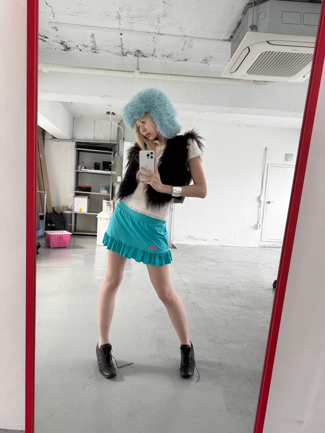 Adidas adizero mint pleats skirt 상품이미지6