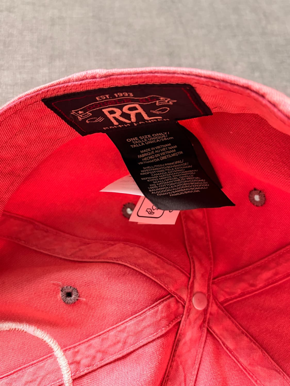 RRL 윙 로고 볼캡(핑크) 상품이미지3