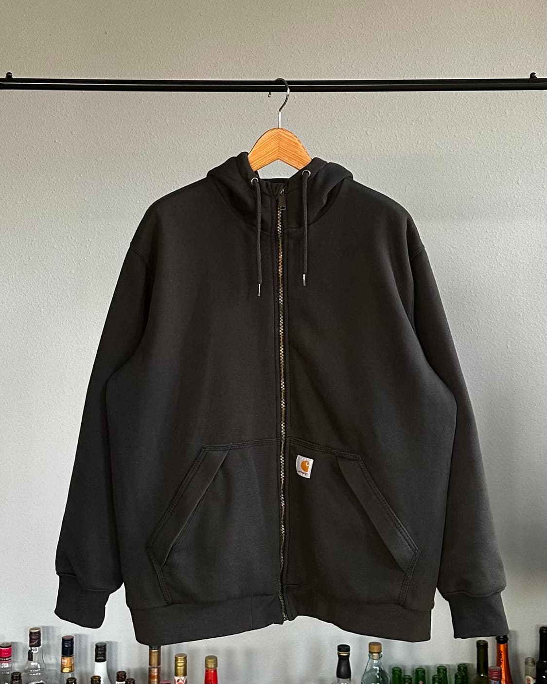 [L]칼하트 써멀 레인디펜더 루즈핏 후드집업 상품이미지1