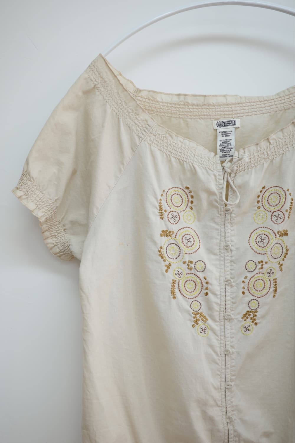 Route 66 natural blouse 상품이미지6