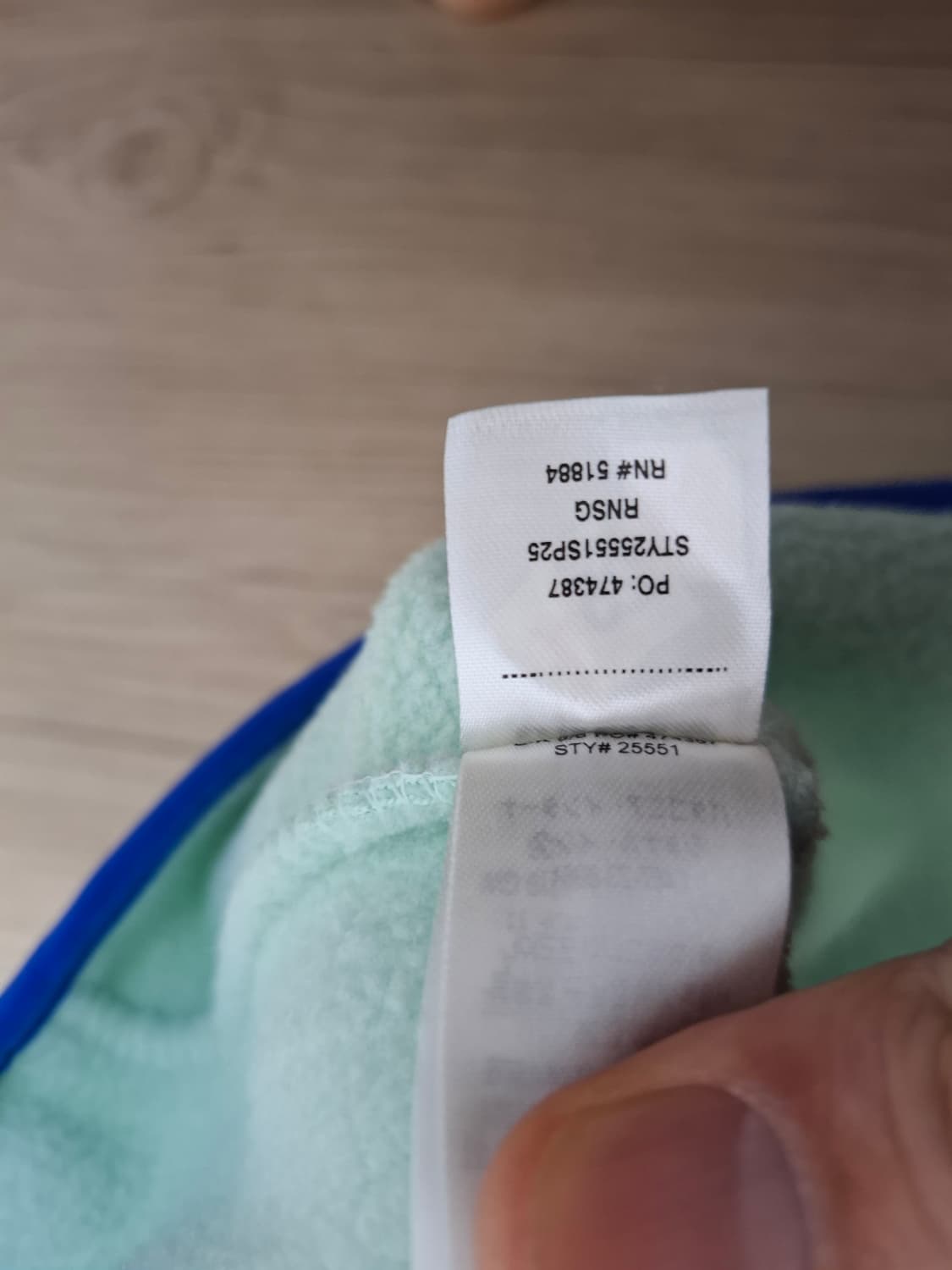 XL 파타고니아 신칠라 플리스 풀오버 린스드 그린 민트 상품이미지6