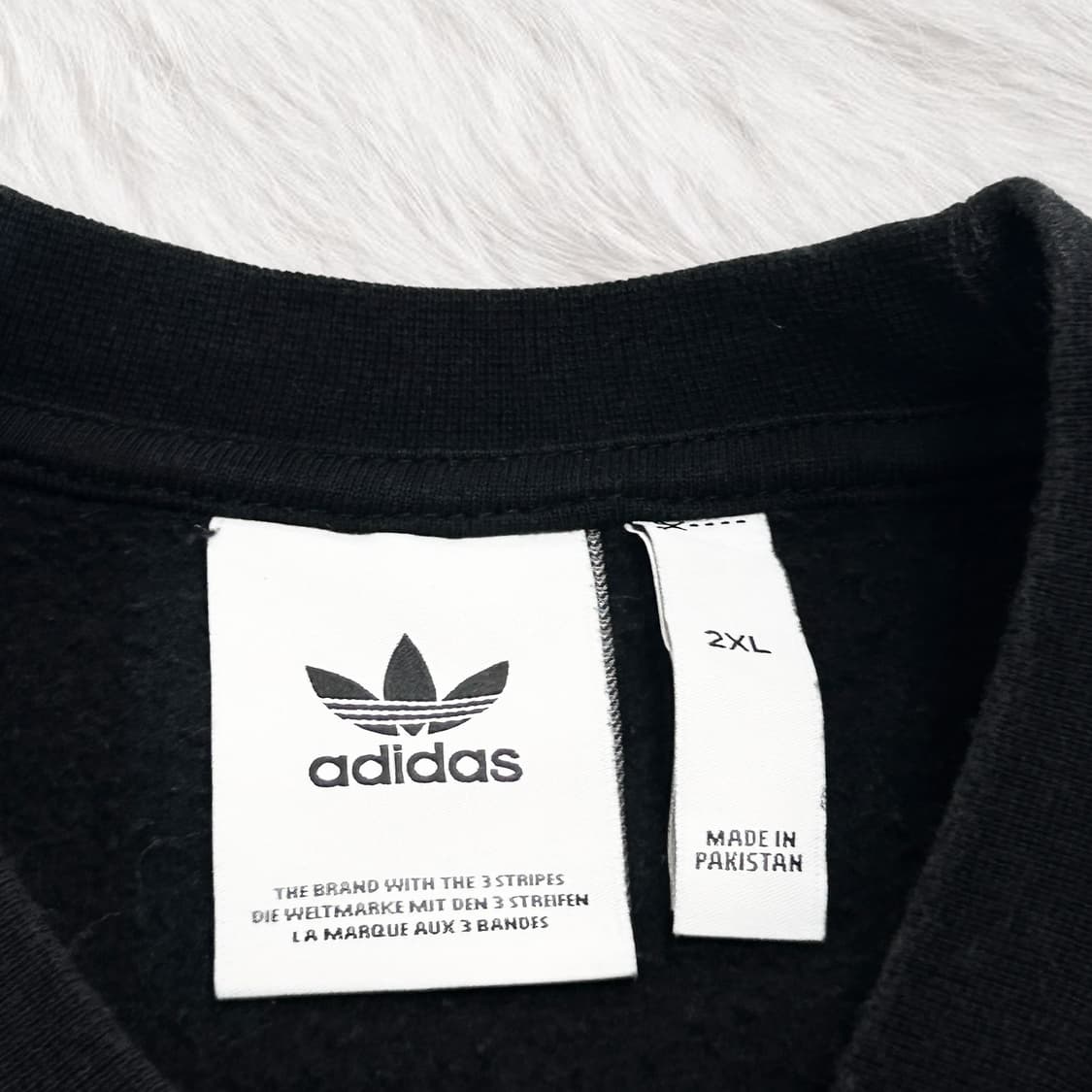 아디다스 자수로고 삼선 맨투맨 상품이미지5