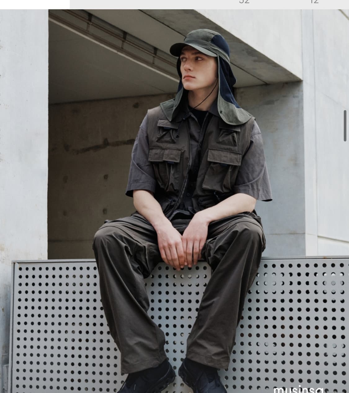 메쉬 롱 데저트 캡 모자 상품이미지8