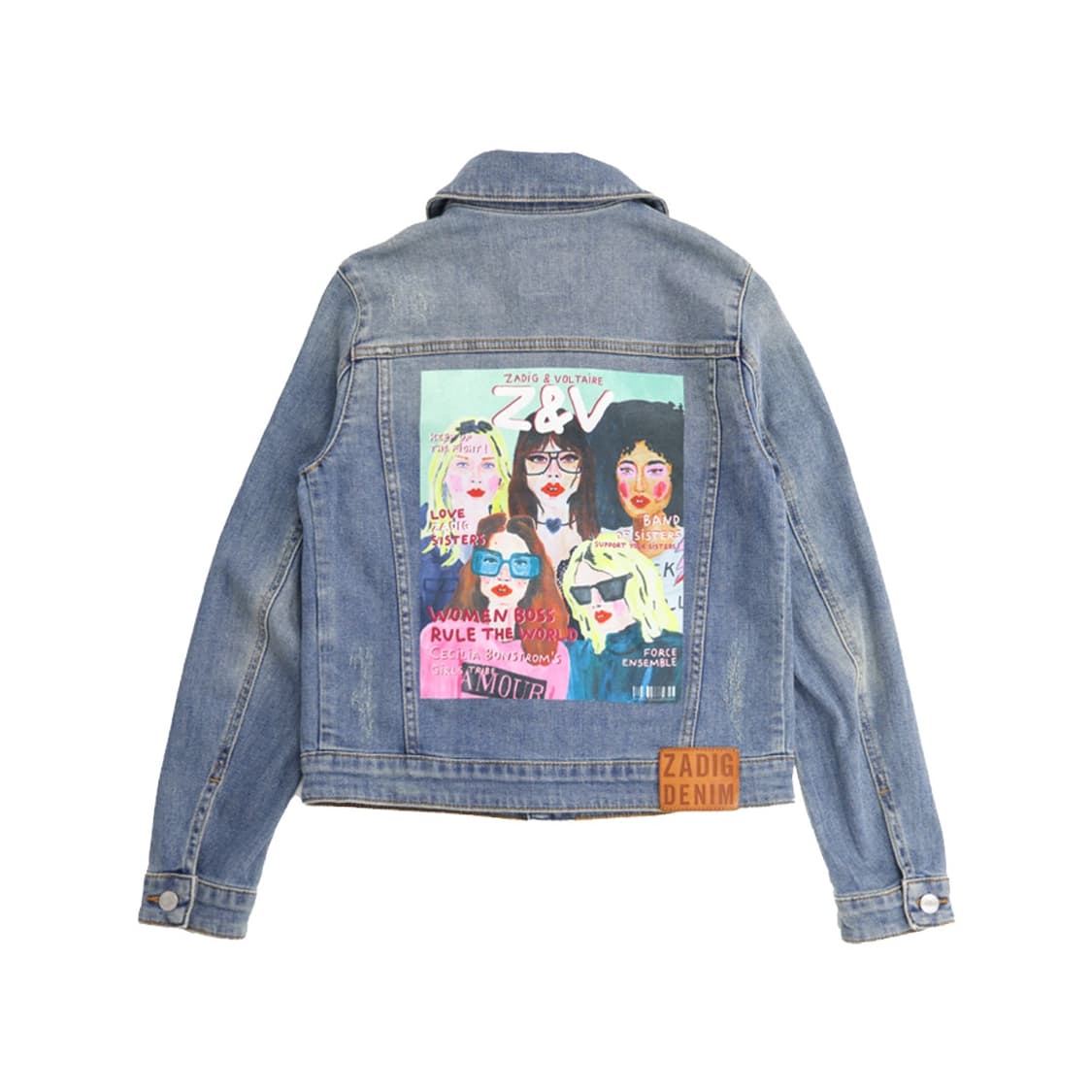 쟈딕엔볼테르 자켓 엘라스테인 데님 상품이미지2