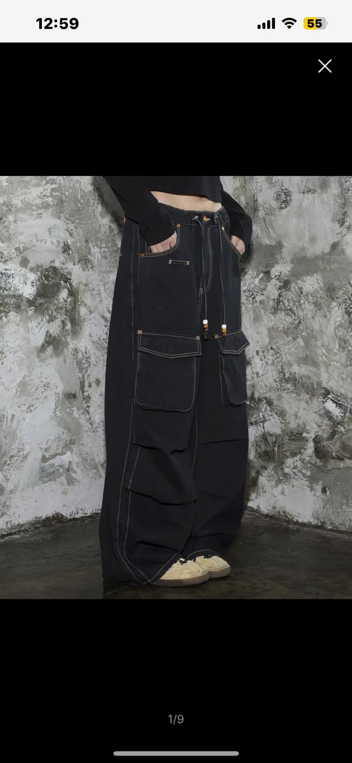 루나키후 스터드 앞카고 데님 (새상품) 상품이미지1