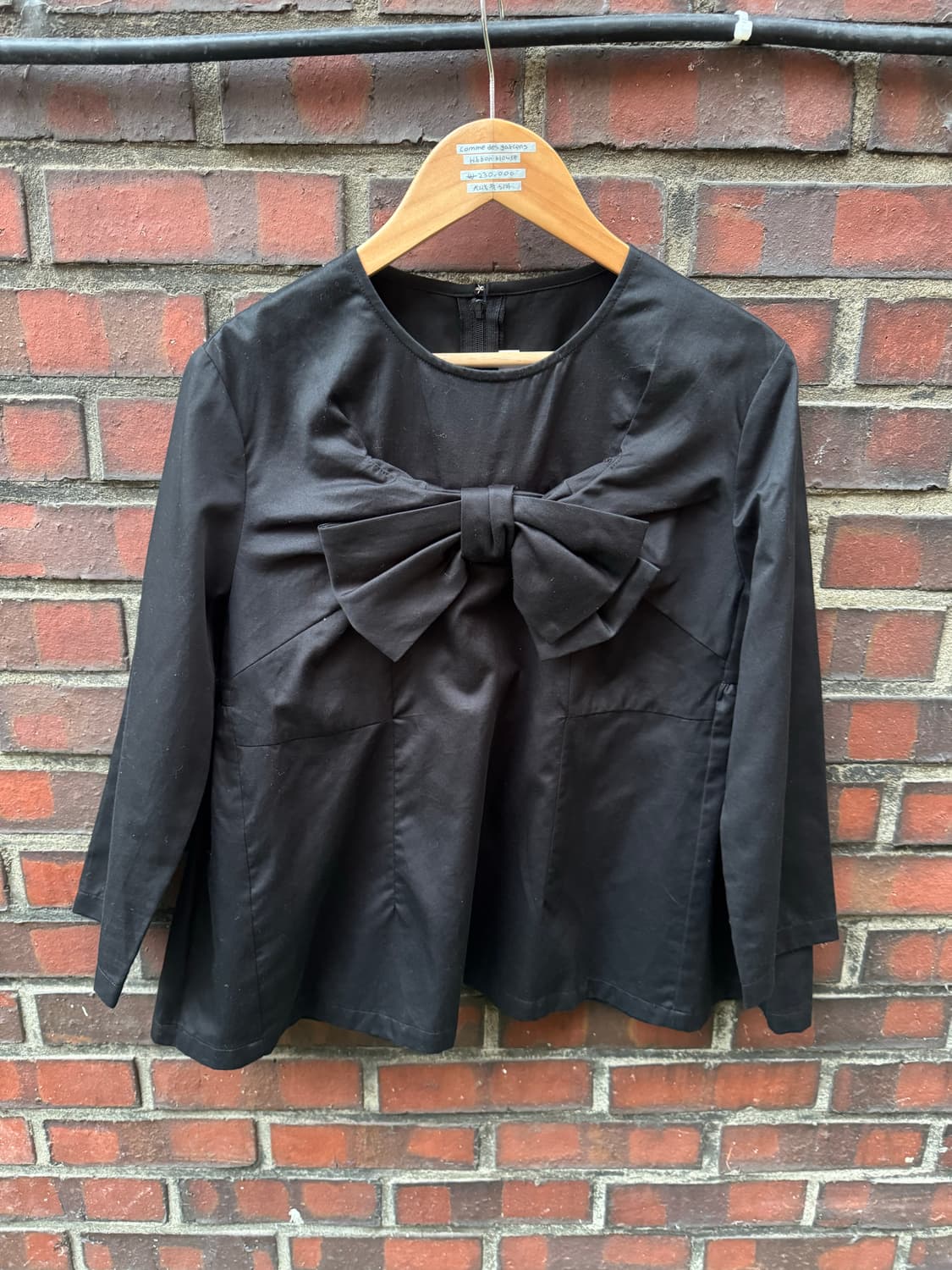 Comme des garcons ribbon blouse 상품이미지2