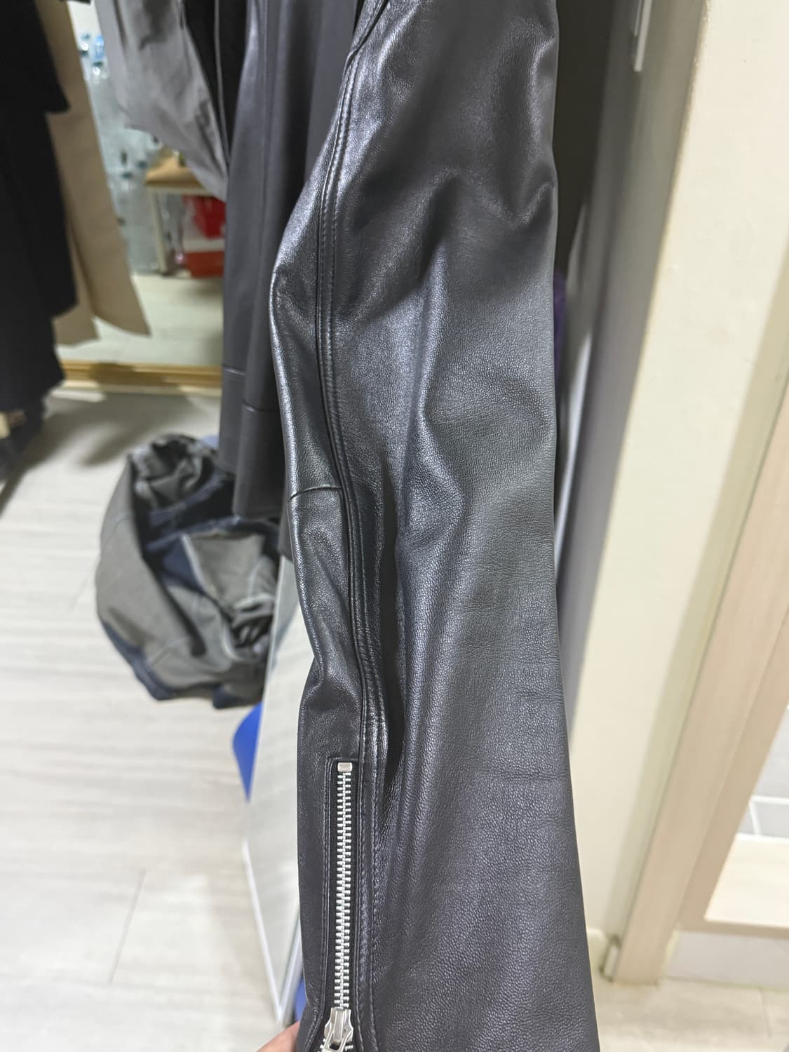 도프제이슨 램스킨 100 라이더 자켓 상품이미지5