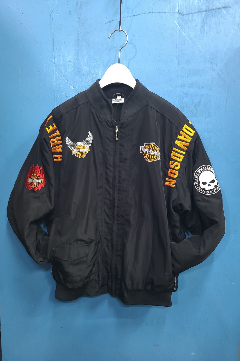희귀 빈티지 할리데이비슨 블루종 상품이미지2