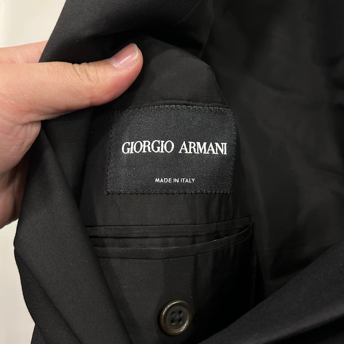 조르지오 아르마니 케시미어블랜드 투버튼 블레이저 상품이미지3