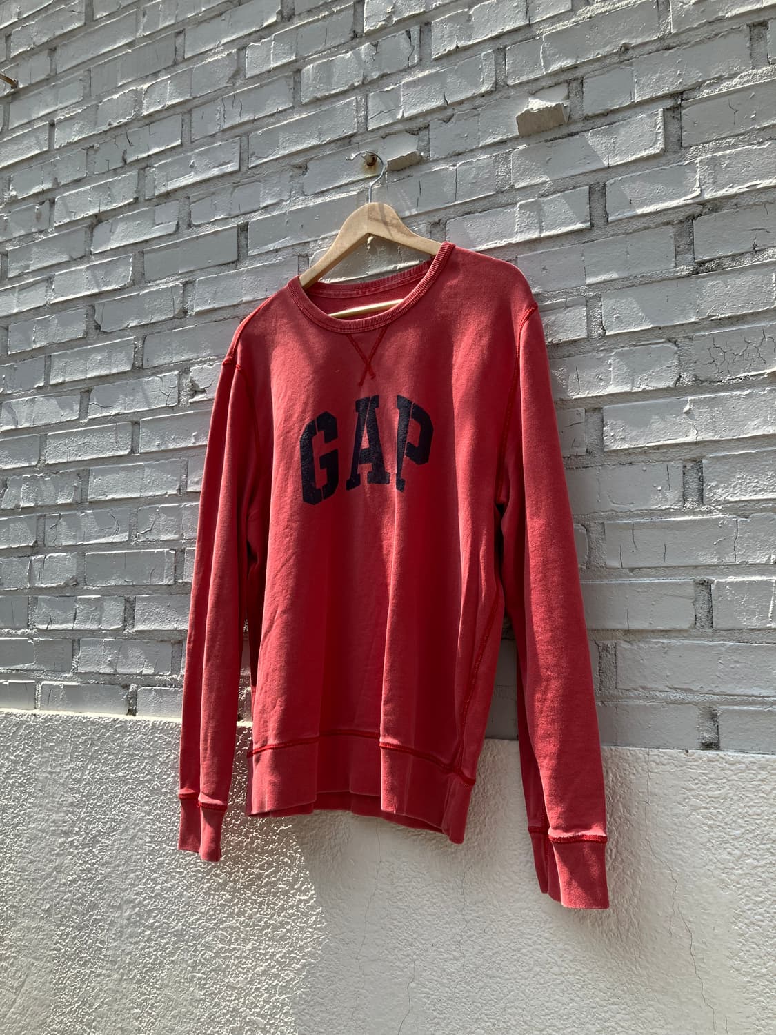 Gap  핑크 스티치 스웻셔츠 L 상품이미지4