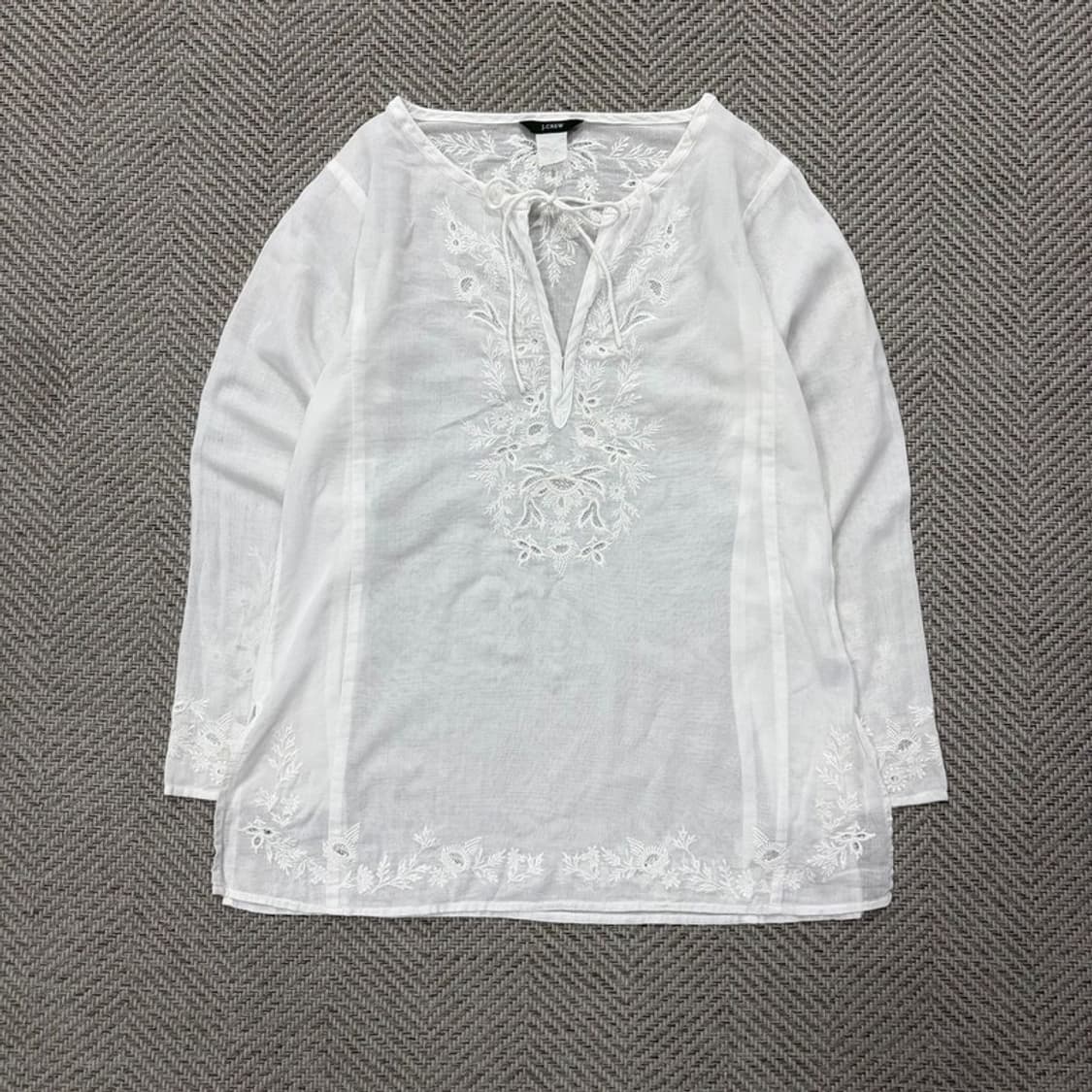 제이크루 엠브로이더리 블라우스 v1971 상품이미지1