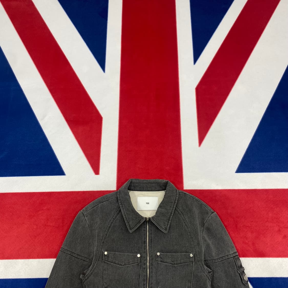 Yuse 데님자켓 원피스 여성 one size 상품이미지2