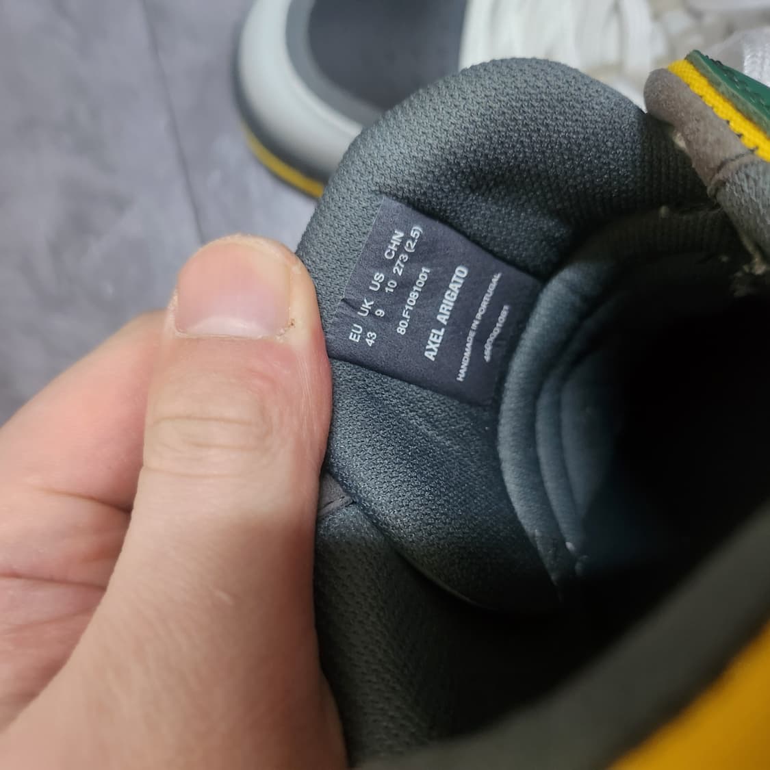 Axel Arigato - Area Lo Black / Green Low 상품이미지4