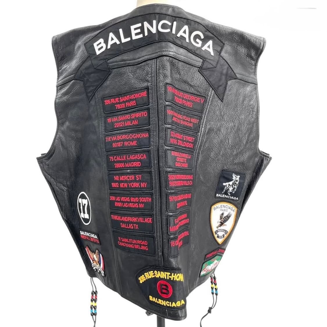 [34] 2017~2018 발렌시아가 레더 베스트  상품이미지3