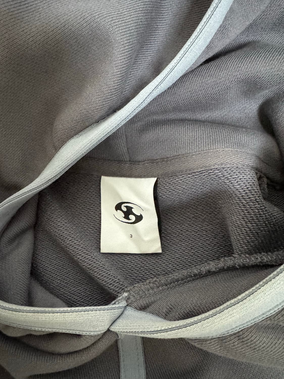 산산기어 테이프드 후디 애쉬 차콜 상품이미지5