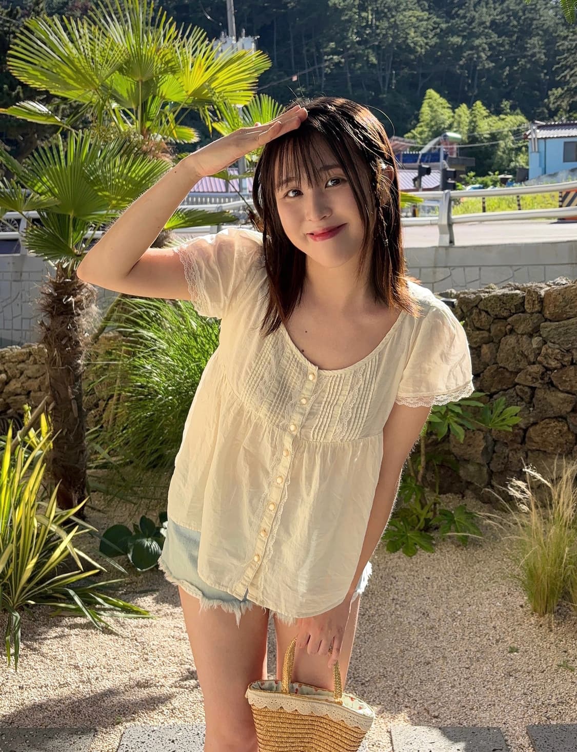 레이스 셔링 블라우스🤍 상품이미지2