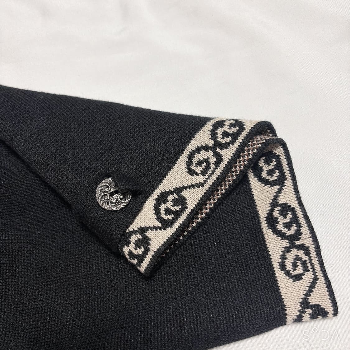 미스치프 로즈 자카드 숏슬리브 가디건 상품이미지4