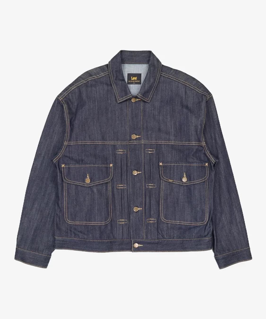 LEE 남녀공용 코듀라 RAW 데님 트러커 자켓 인디고 로우_LE2203 상품이미지1
