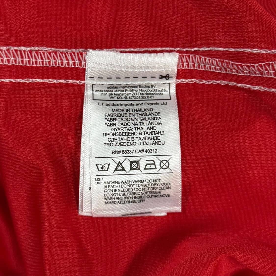 [M] 아디다스 아스날 23-24 홈 반팔 유니폼 정품 상품이미지8