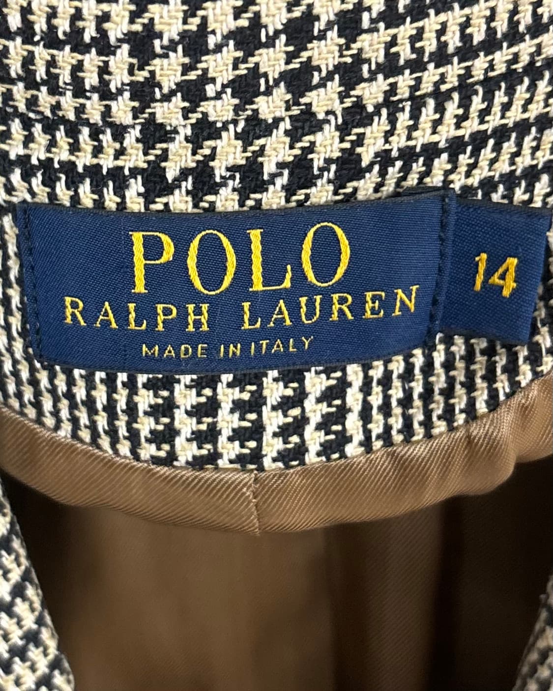 폴로 랄프로렌 브라운 하운드투스 체크 자켓 상품이미지7