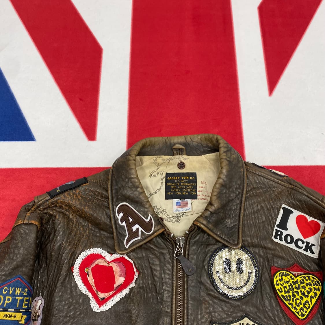 아비렉스A-2 가죽자켓 XL 상품이미지4