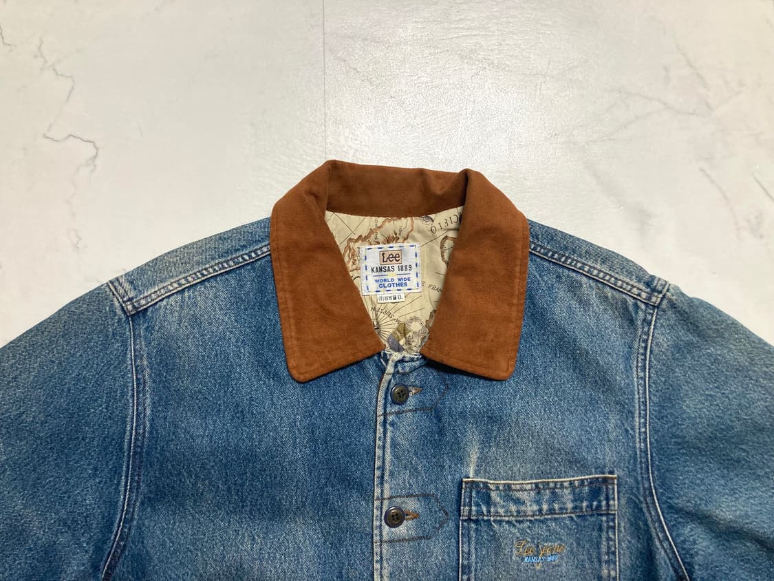 80-90s 리 LEE 데님 초어 워크 자켓 100-105 상품이미지4