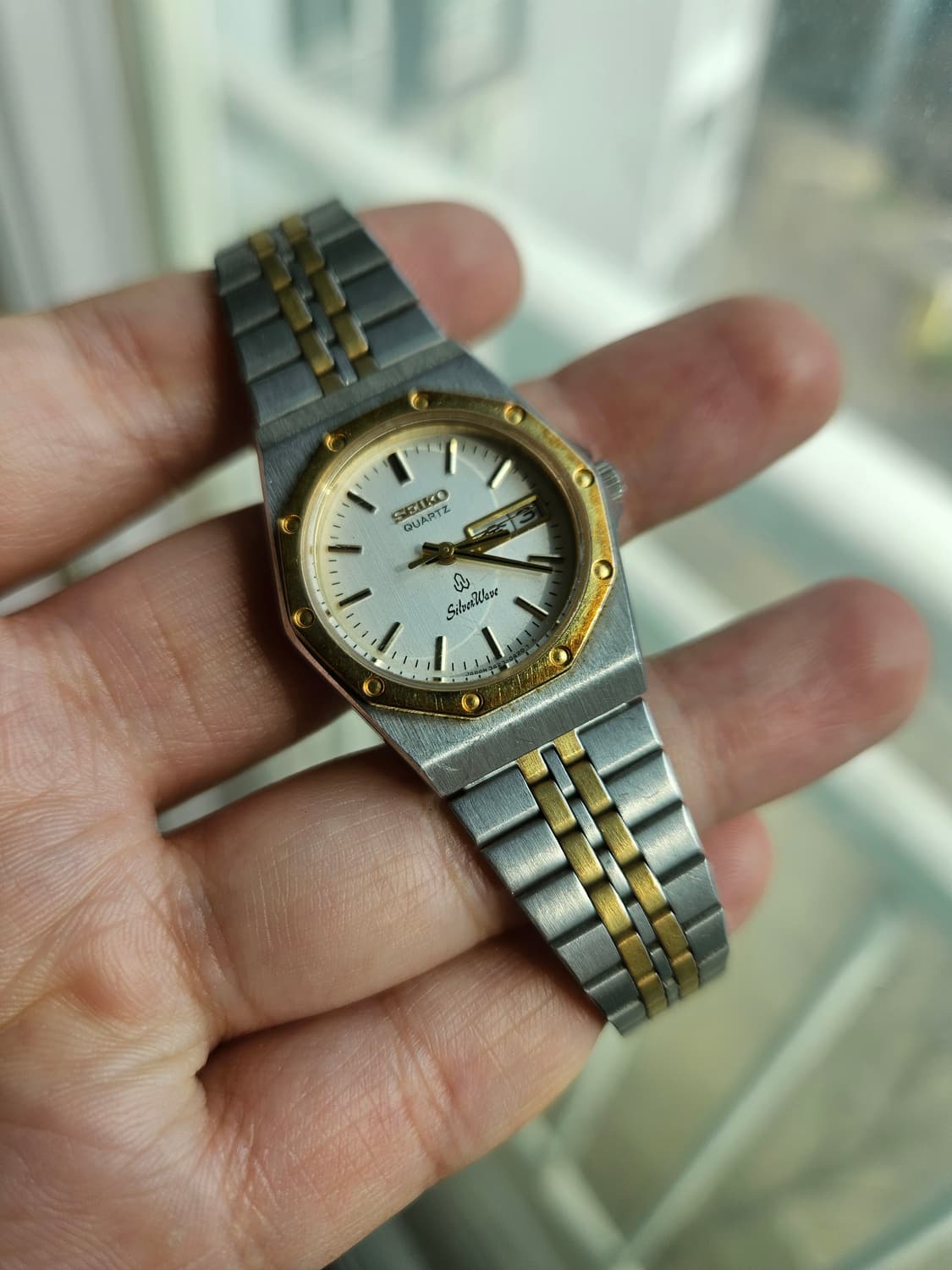 1983s 세이코 실버웨이브 로얄오크 초희귀 빈티지 시계 상품이미지1