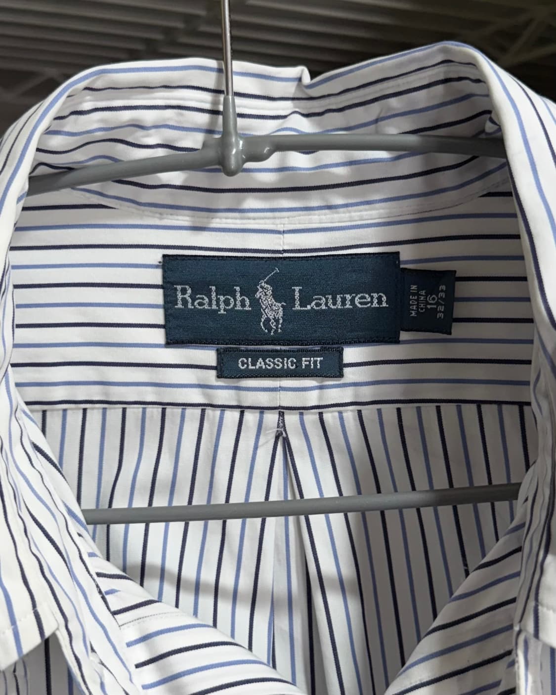 폴로 랄프로렌 블루 스트라이프 셔츠 상품이미지5