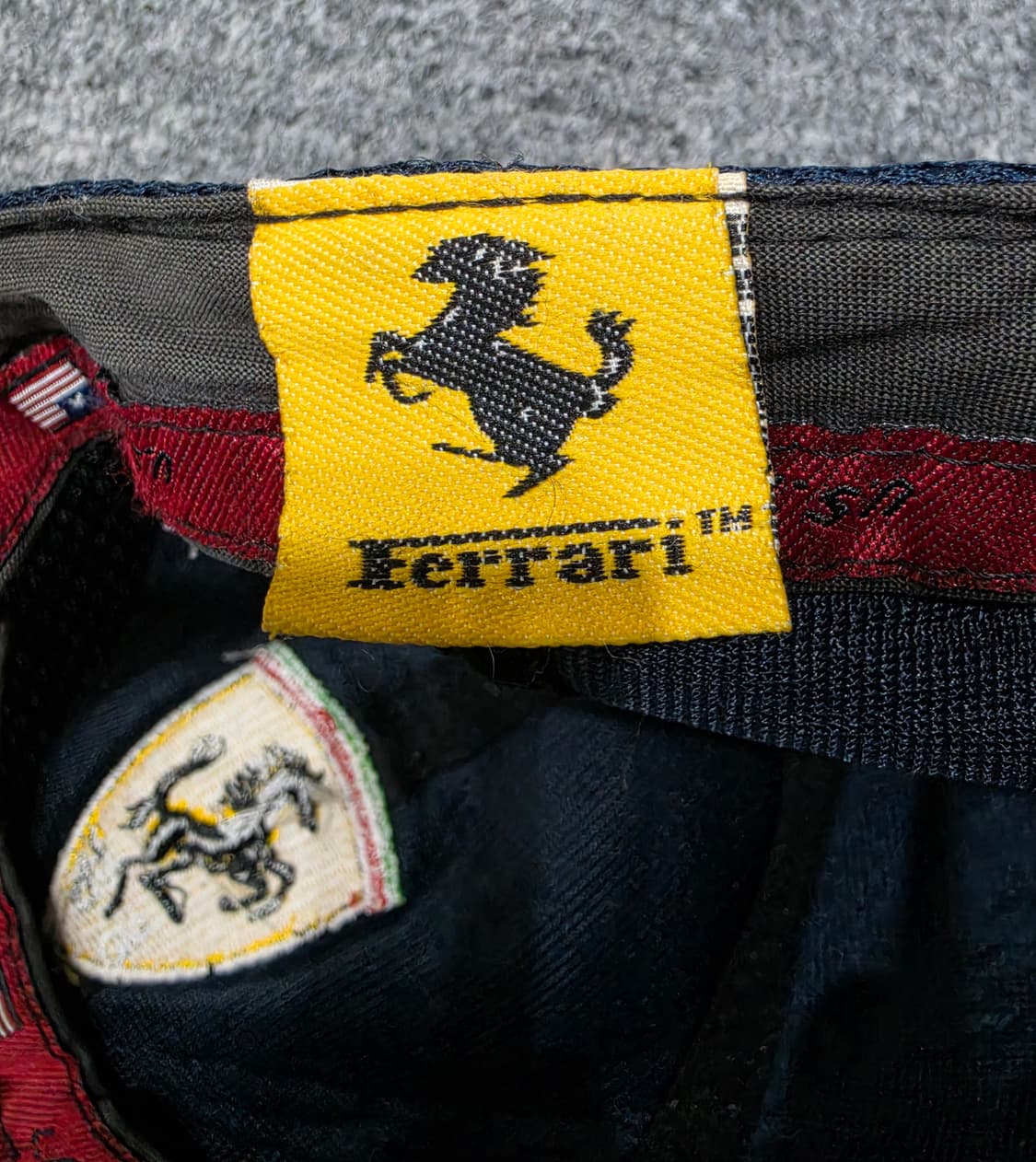 Ferrari 페라리 스쿠데리아 레이싱 메쉬 볼캡 모자 네이비 상품이미지9