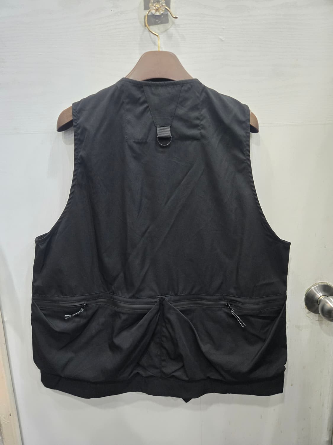 105,XL )) Zeroly 올블랙 조끼! 주머니 짱많아요! 실용성굿 상품이미지5