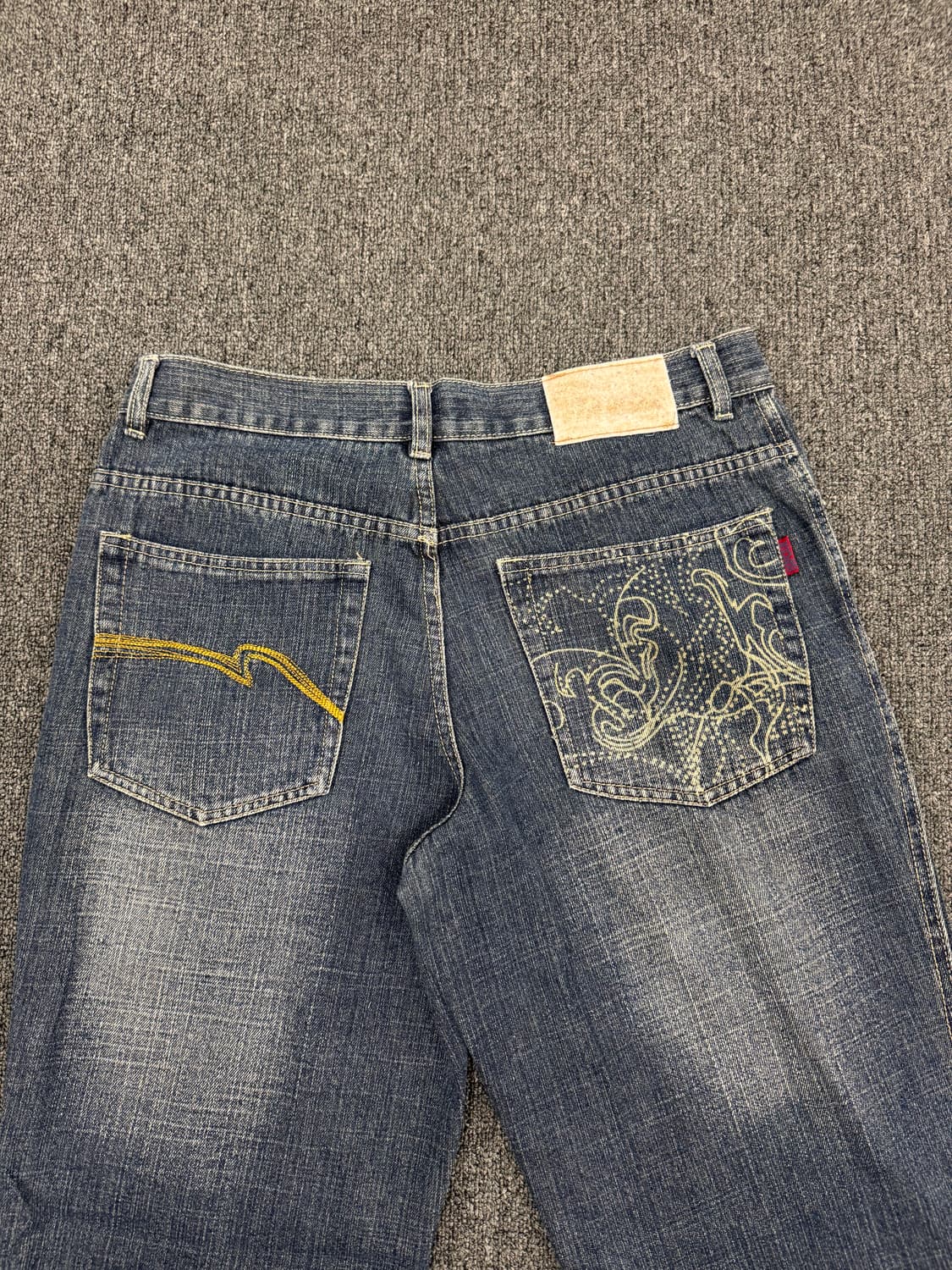 2L) UNCLE 빈티지 y2k 자수 프린팅 힙합팬츠 상품이미지6