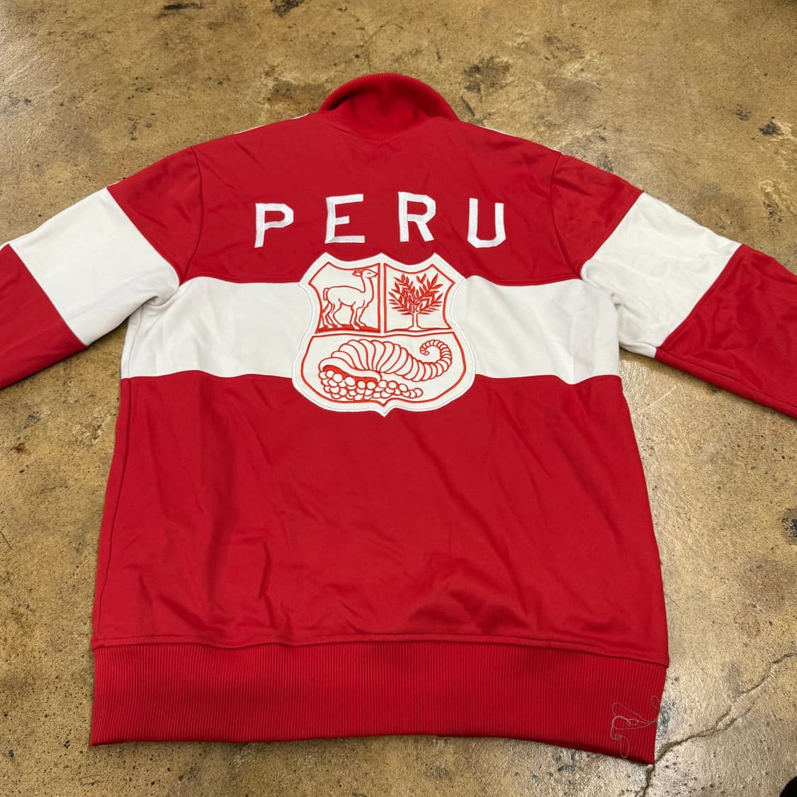 아디다스 레드 페루 져지 트랙탑 100 상품이미지4