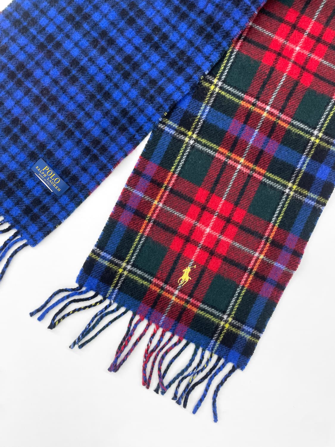폴로 랄프로렌 리버시블 타탄 체크 머플러 상품이미지6