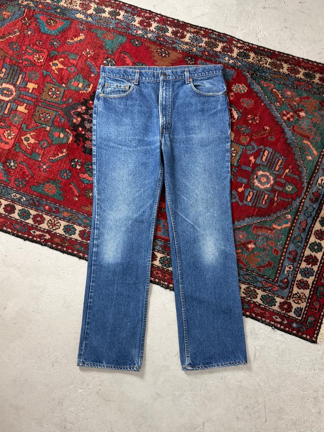 80’s USA 빈티지 리바이스 517 부츠컷 체인스티치 상품이미지1