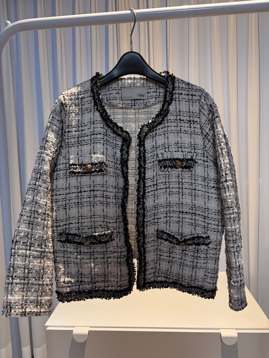 leshop 트위드 자켓 상품이미지1