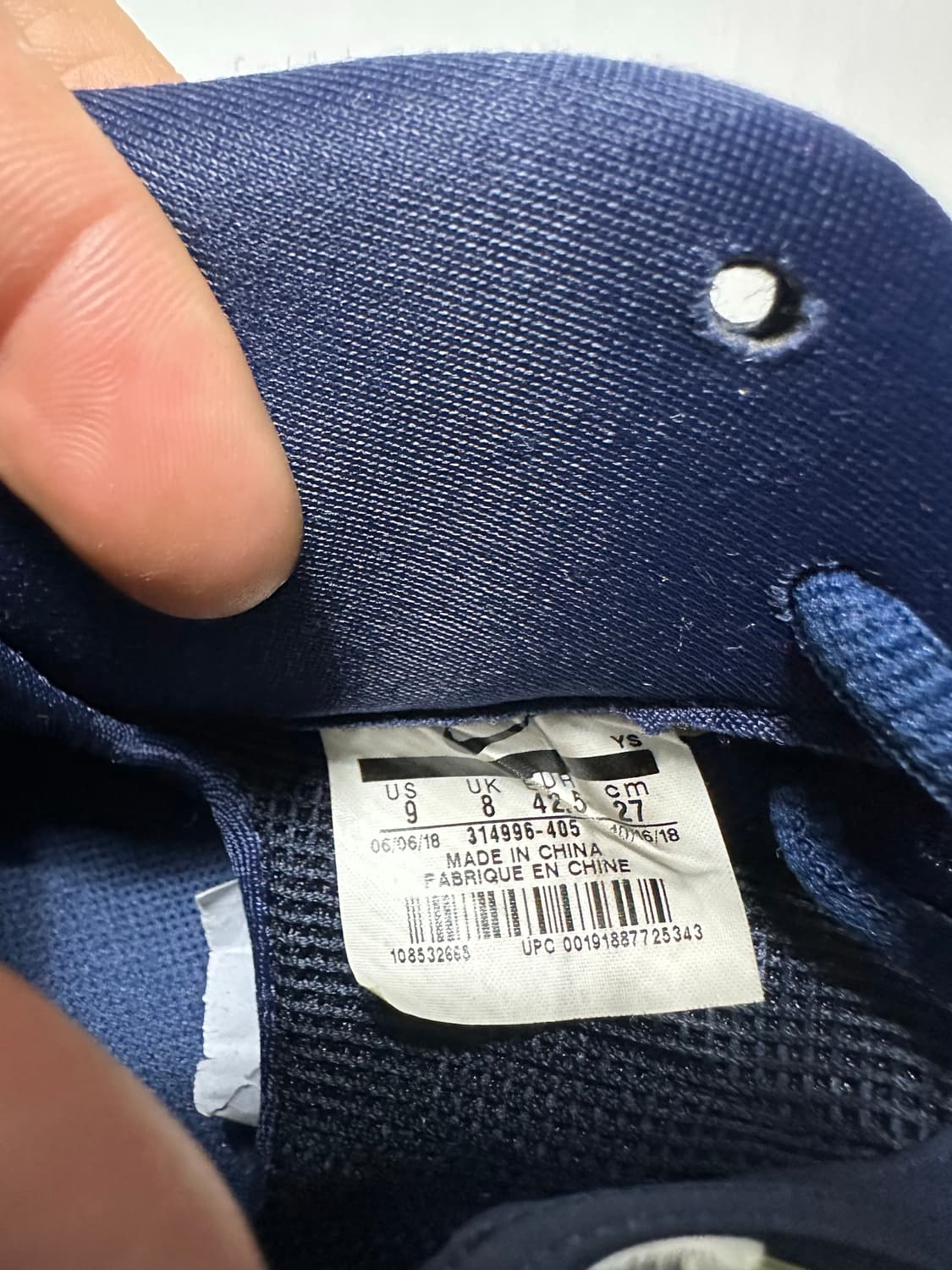 나이키 에어 폼포짓 원 미드나잇 네이비 상품이미지6