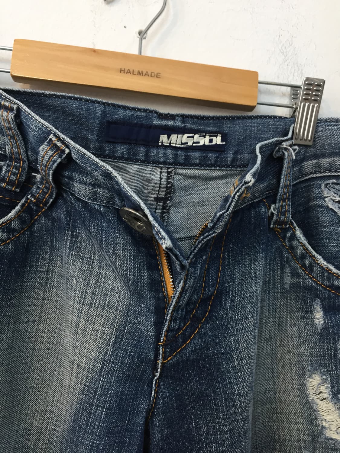 miss sixty 패치 데미지 부츠컷 데님 27 상품이미지8