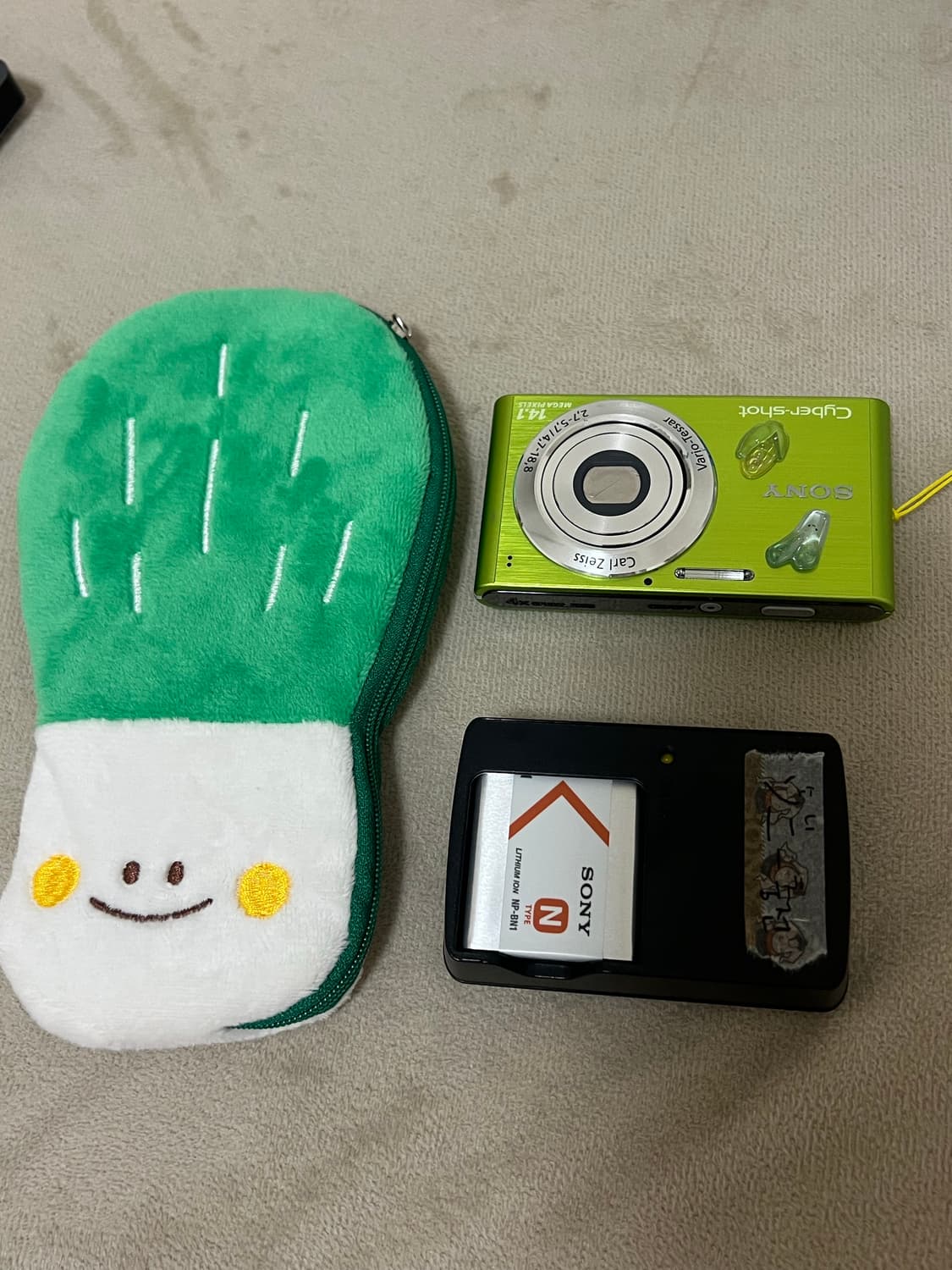 미품 / 희귀 ! 그린디카 ) 소니 사이버샷 w320 상품이미지5