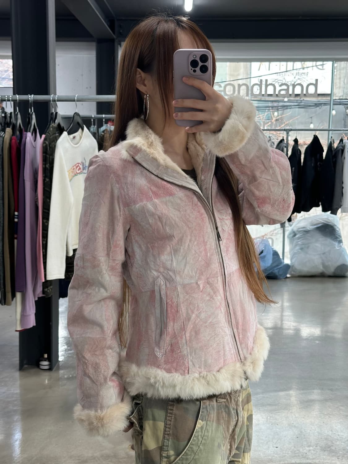 재팬빈티지 양가죽 래빗퍼 페어리무스탕 퍼자켓 상품이미지3