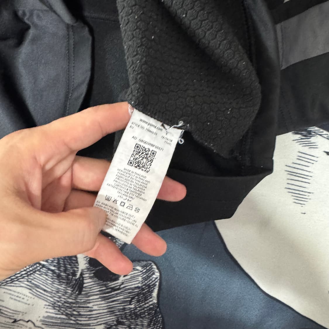 퓨마 19-20 마르세유 기모드릴탑 상의 S사이즈  상품이미지4