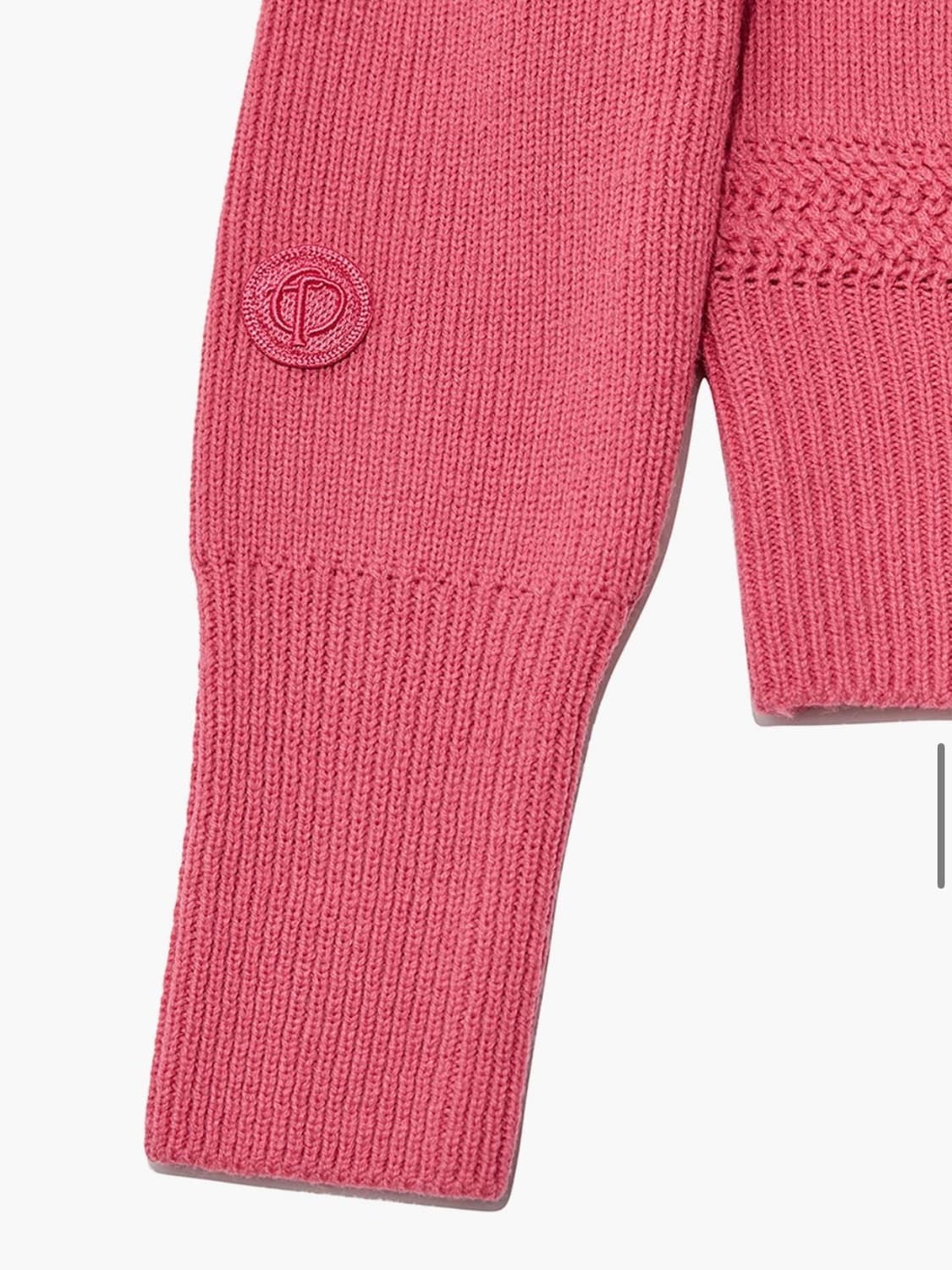 openyy 리브드 터틀넥 니트풀오버 (핑크) 상품이미지3