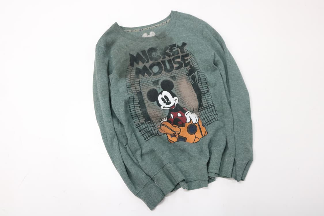 Disney 빈티지 미키 마우스 프린팅 맨투맨 (L) 상품이미지2